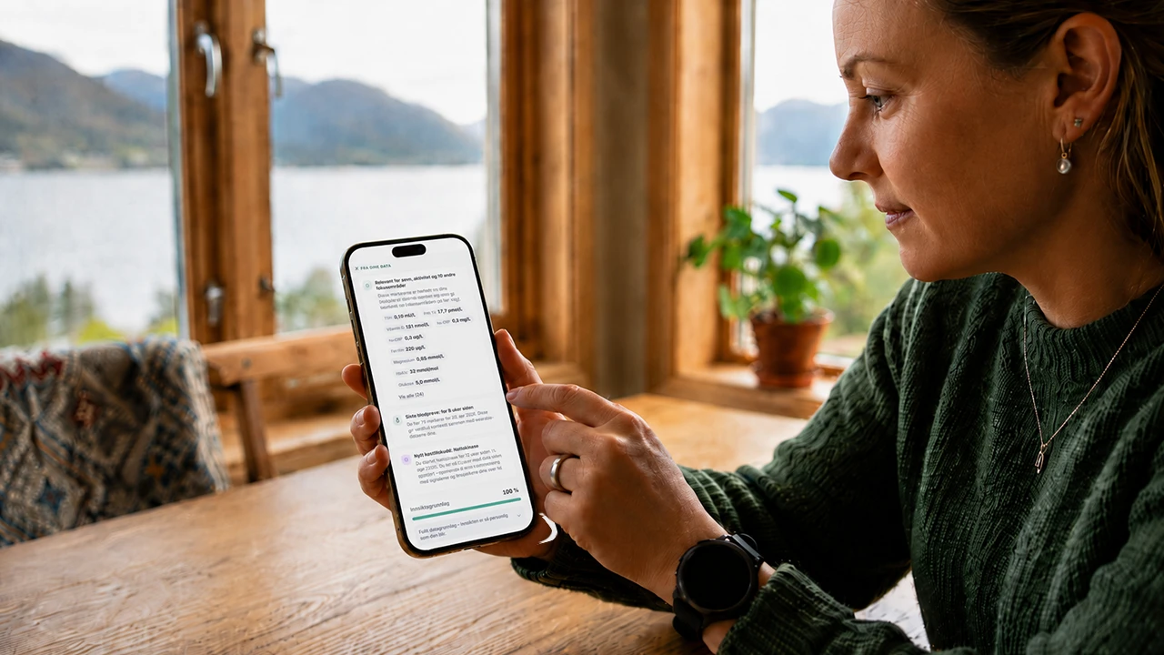 Wearable-data og blodprøver kombinert i BioInnsikt